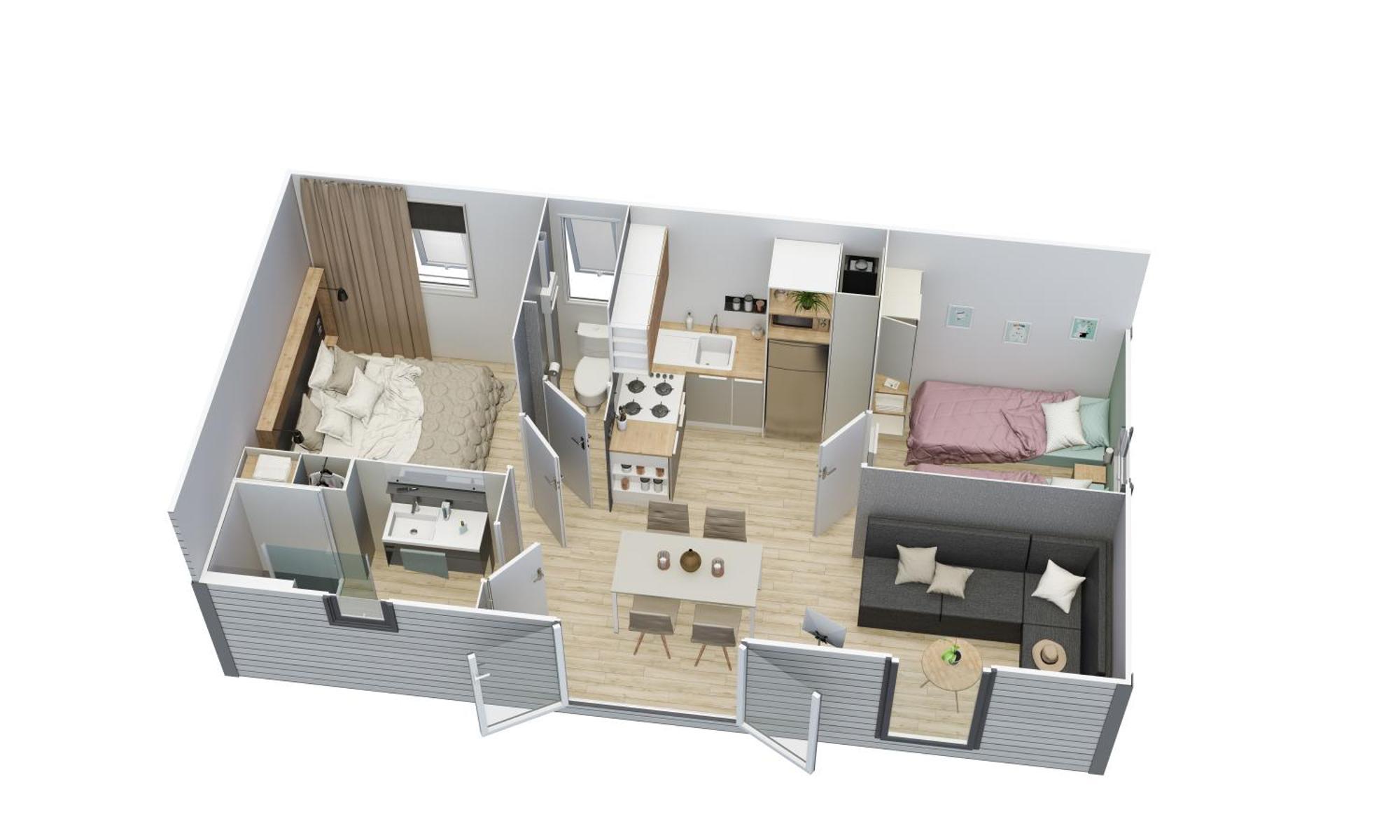 Happymobilhome Argeles-Sur-Mer -Plage A 500M- Camping 4 Etoiles Del Mar エクステリア 写真